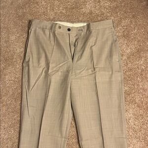 Ermenegildo Zegna Cream Dress Pants
